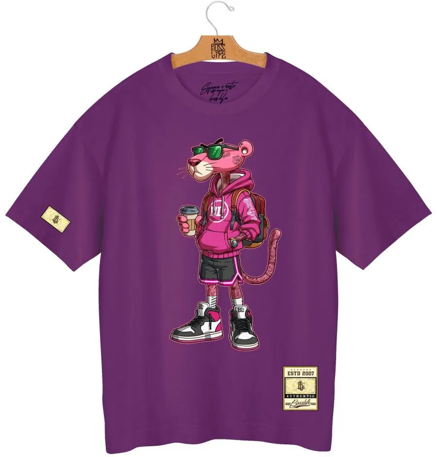 Camiseta Oversized Boss Life Style Panther