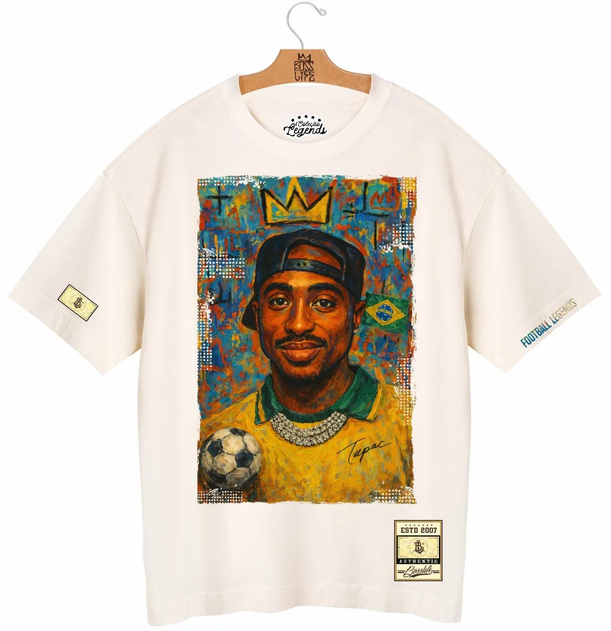 Camiseta Oversized Legends Makaveli