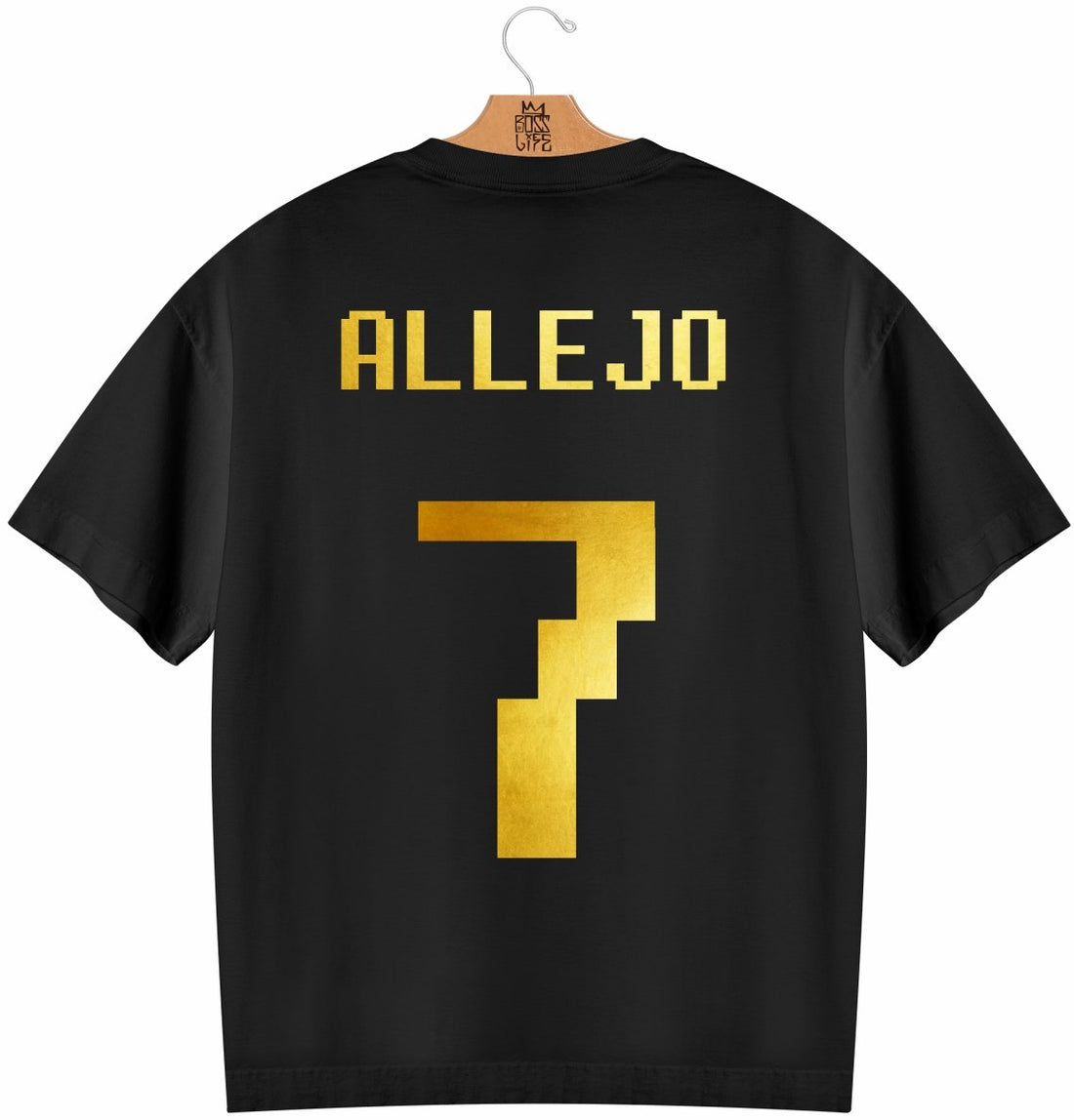 Camiseta Oversized Legends Allejo 7 Frente e Costas
