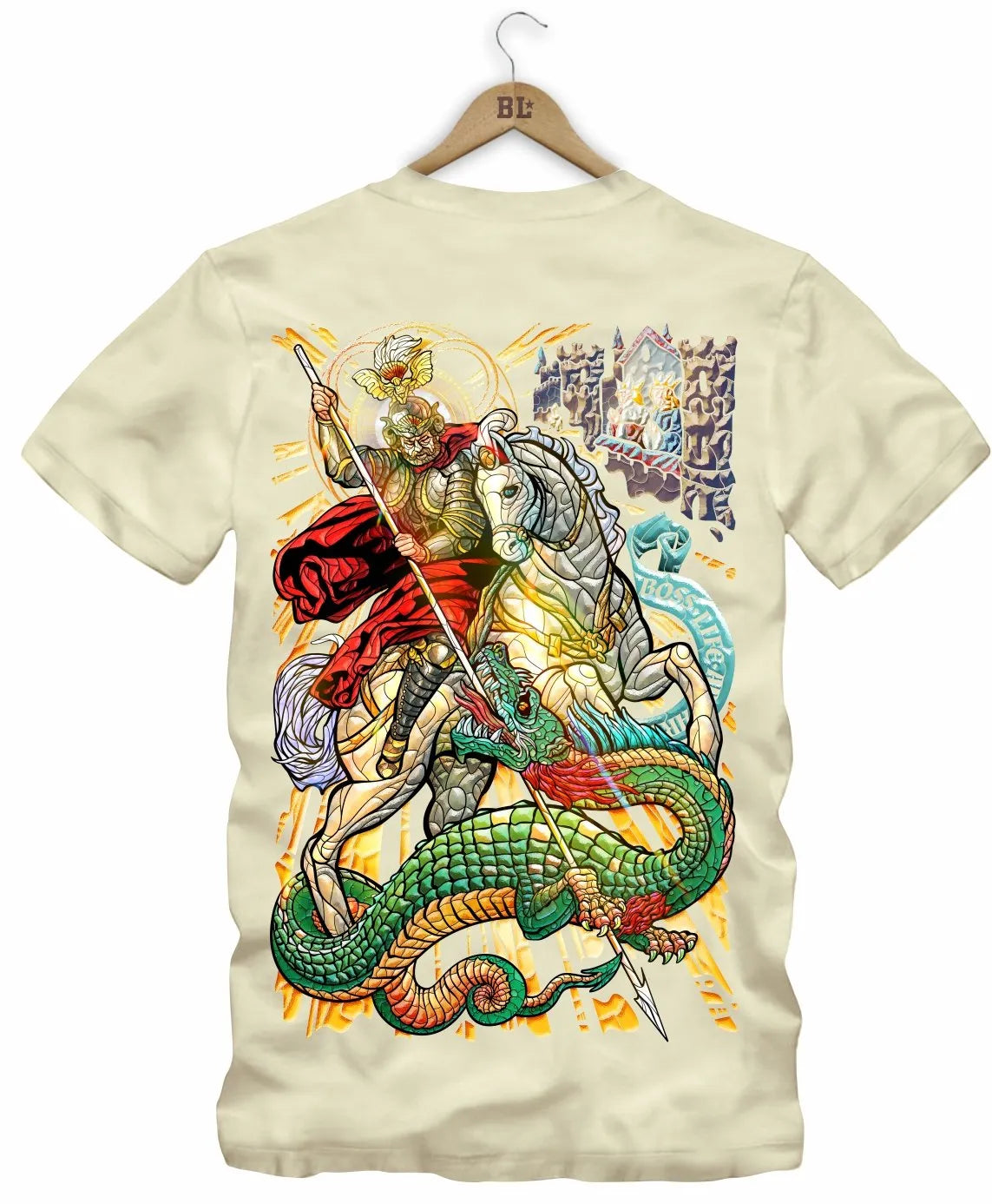 Camiseta São Jorge Bl Faith Frente e Costas