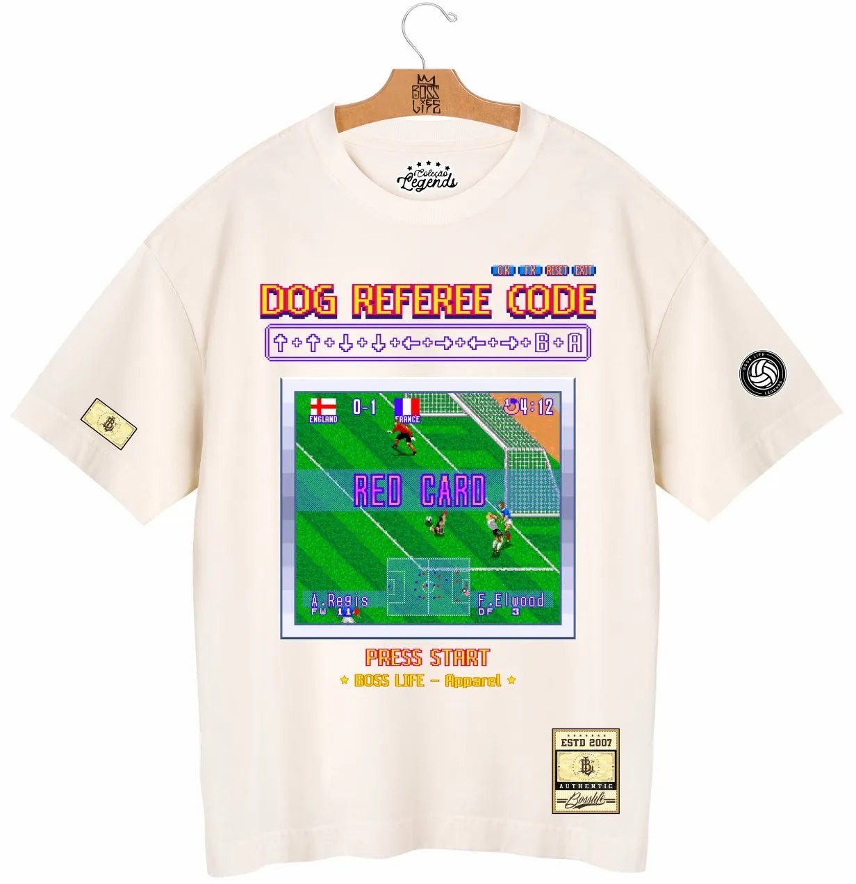 Camiseta Legends Oversized Juiz Cachorro