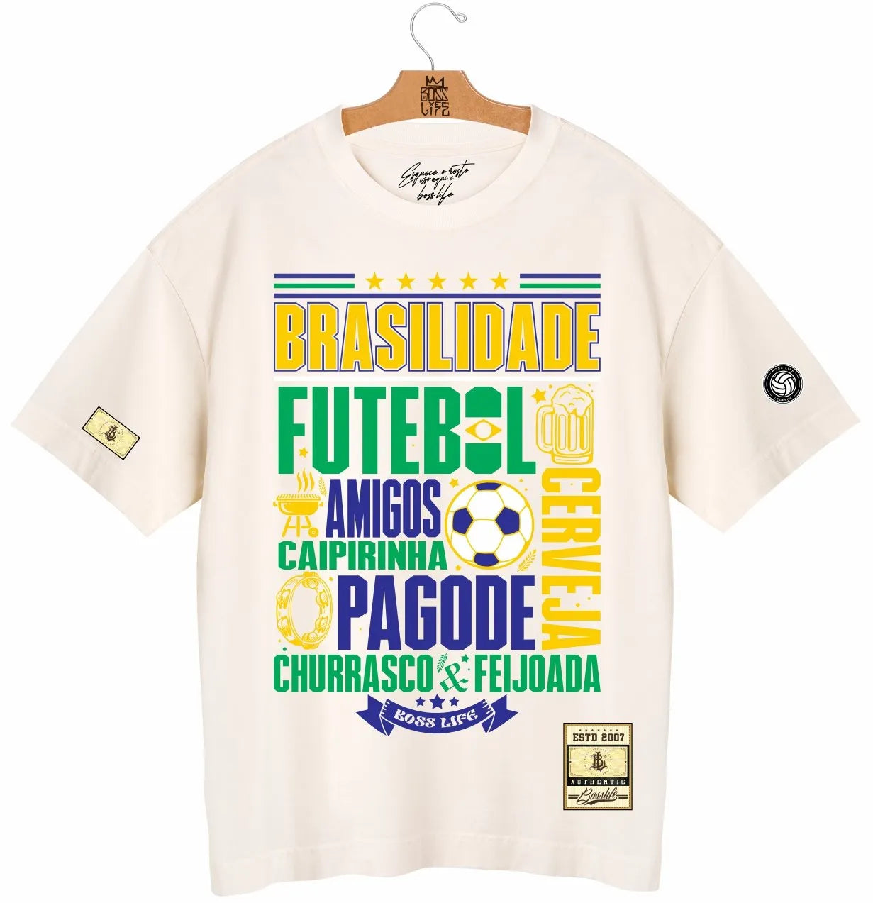 Camiseta Oversized Legends Brasilidade