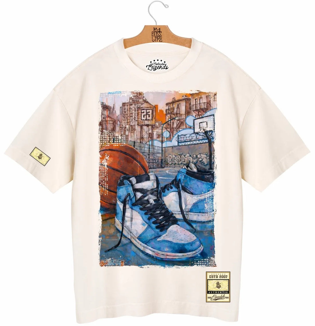 Camiseta Oversized Legends Street Basket