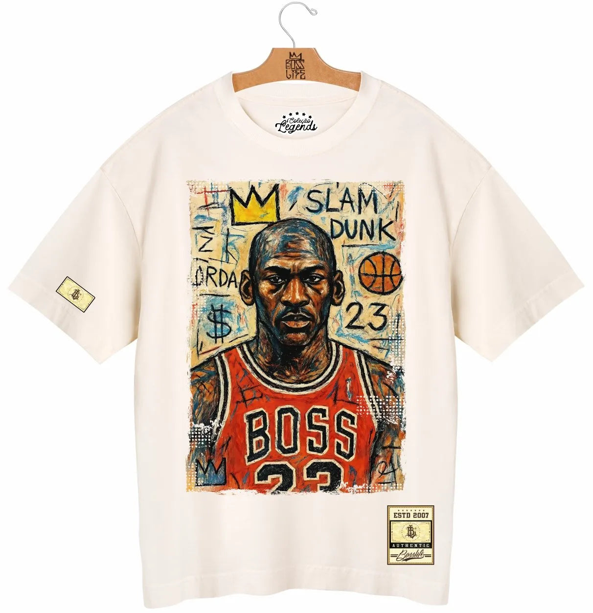 Camiseta Oversized Legends Number 23