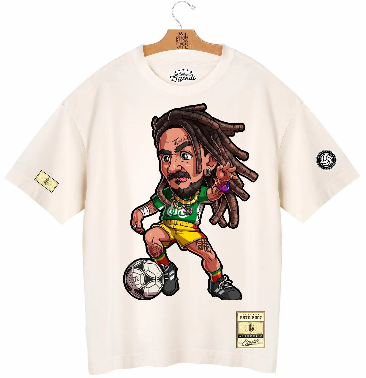 Camiseta Oversized Bob Raíz
