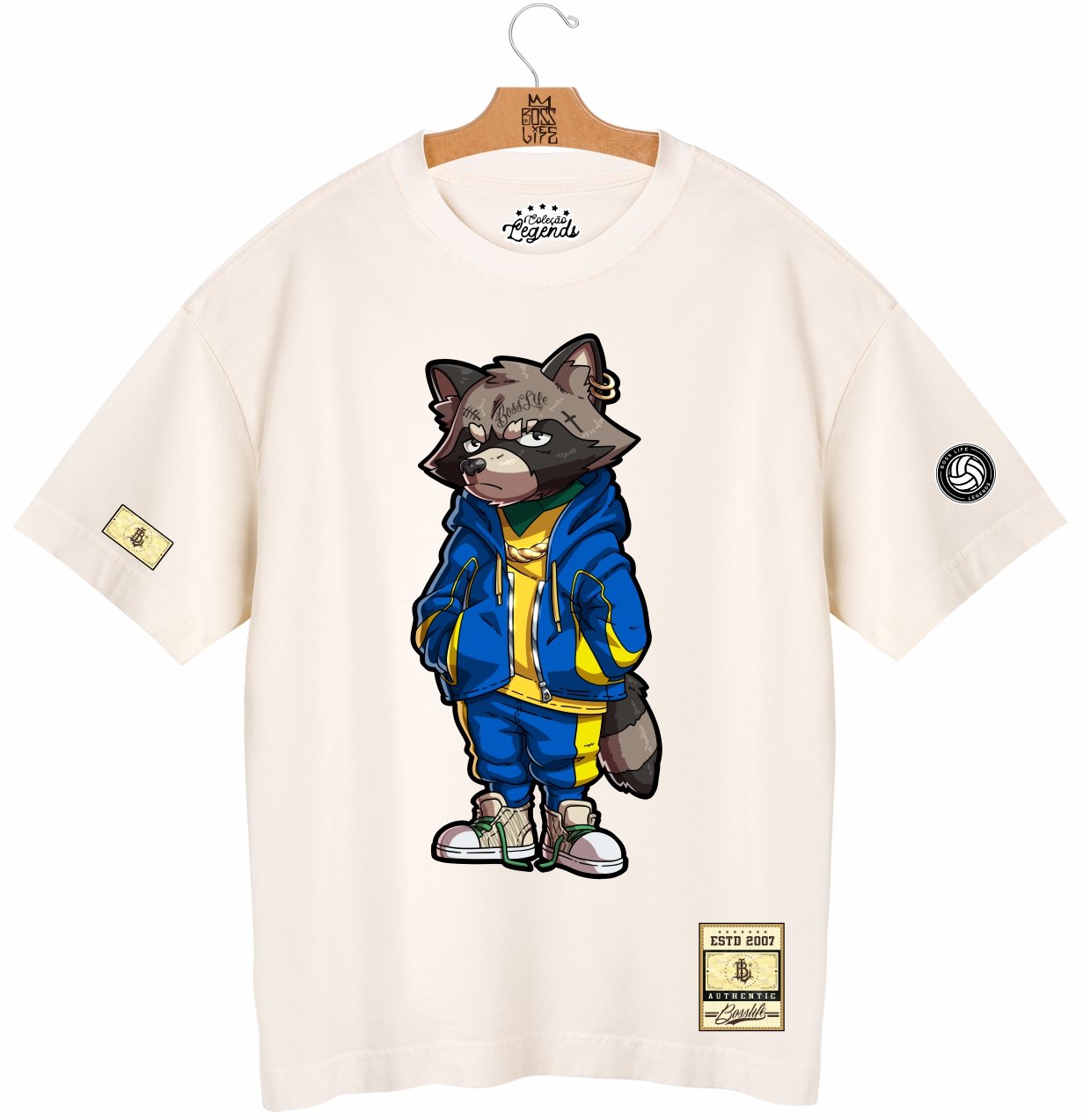 Camiseta Oversized Guaxinim Street
