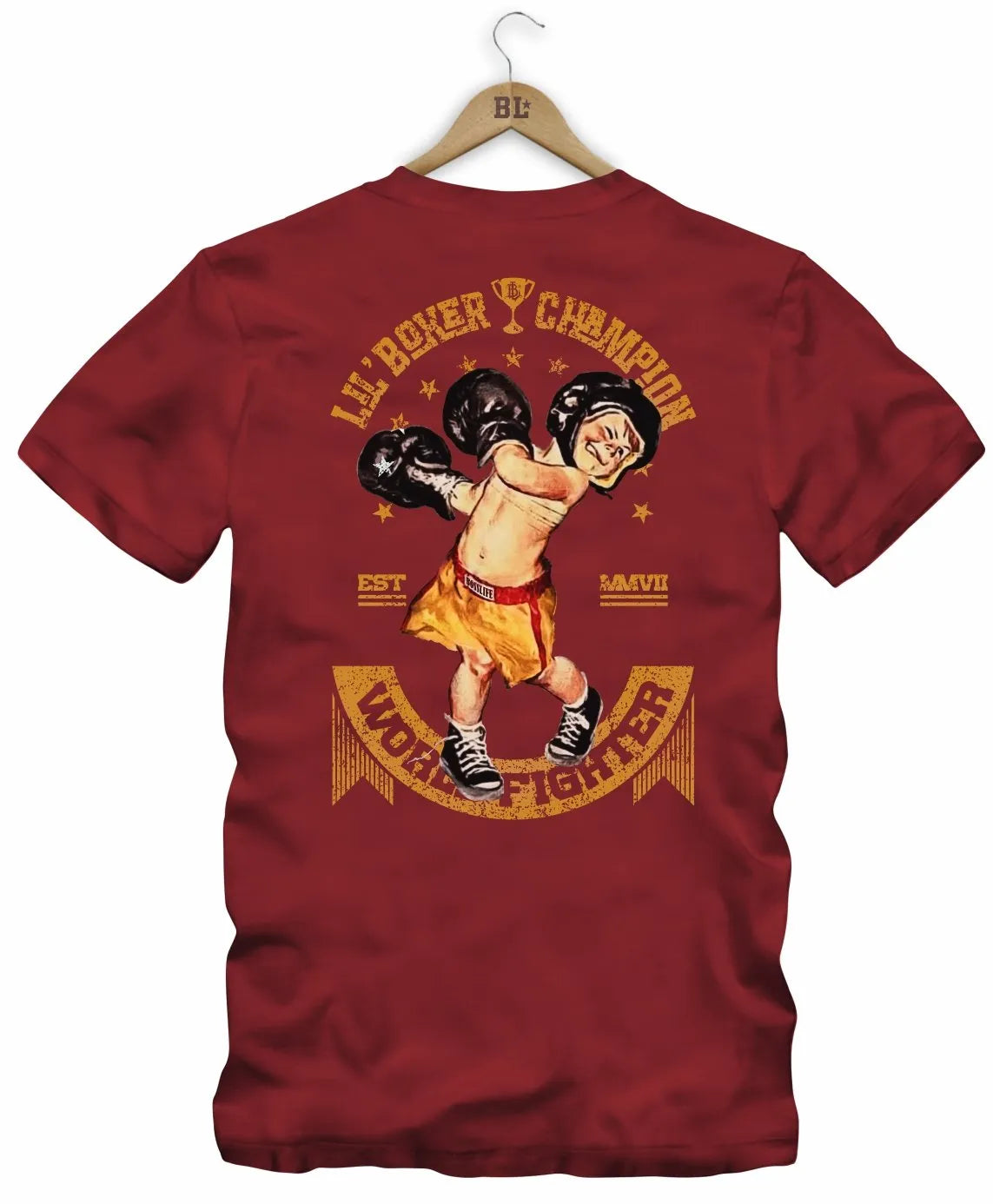 Camiseta Champion Boxing Frente e Costas