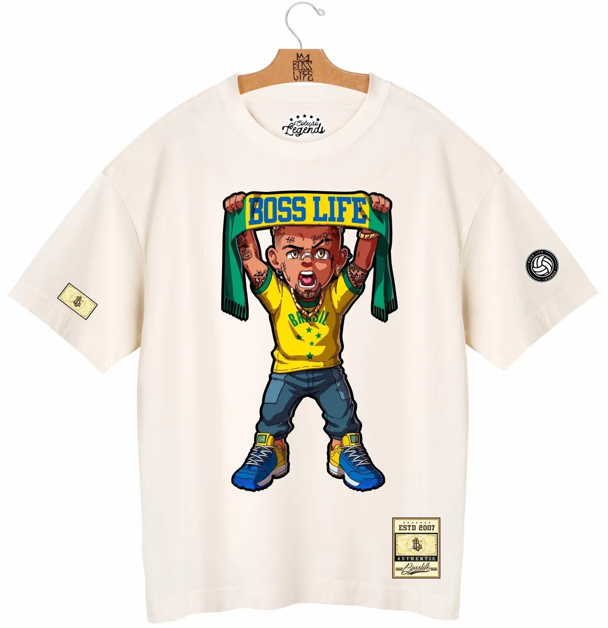 Camiseta Oversized Legends Torcedor