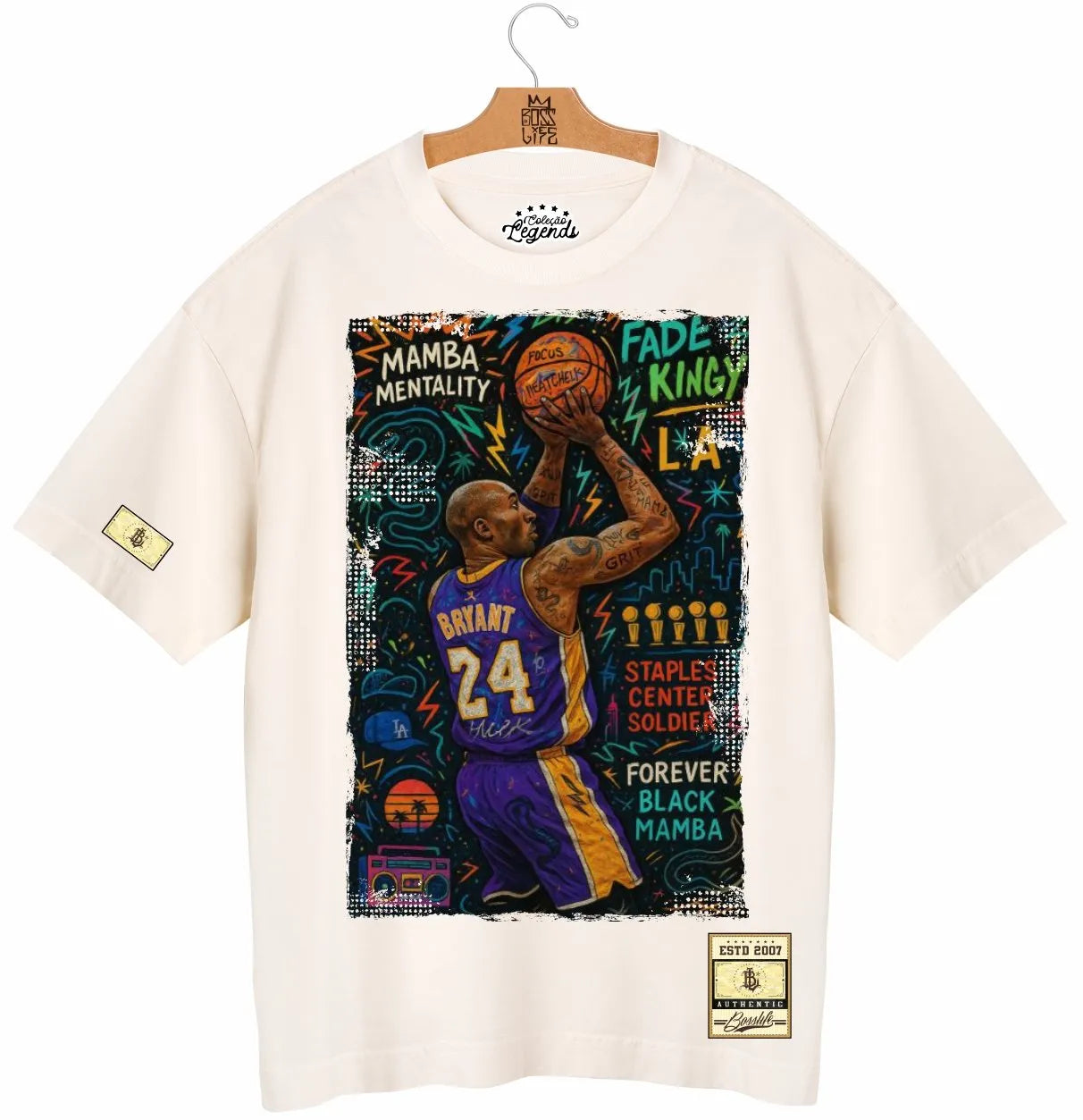 Camiseta Oversized Legends Black Mamba