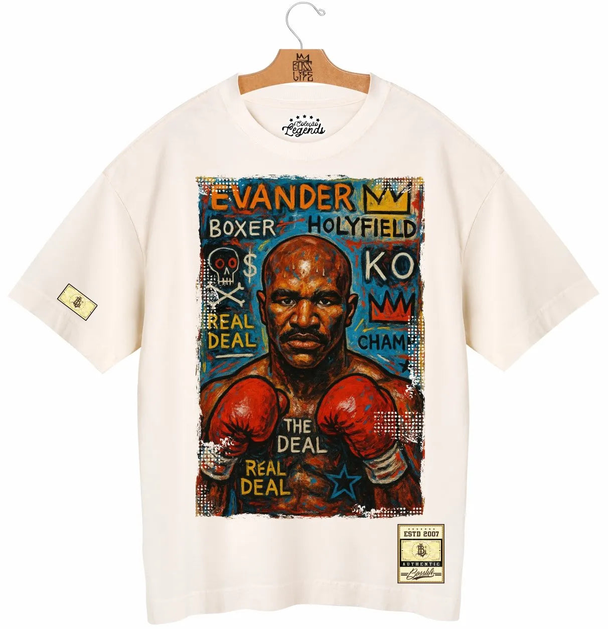 Camiseta Oversized Legends The Real Deal