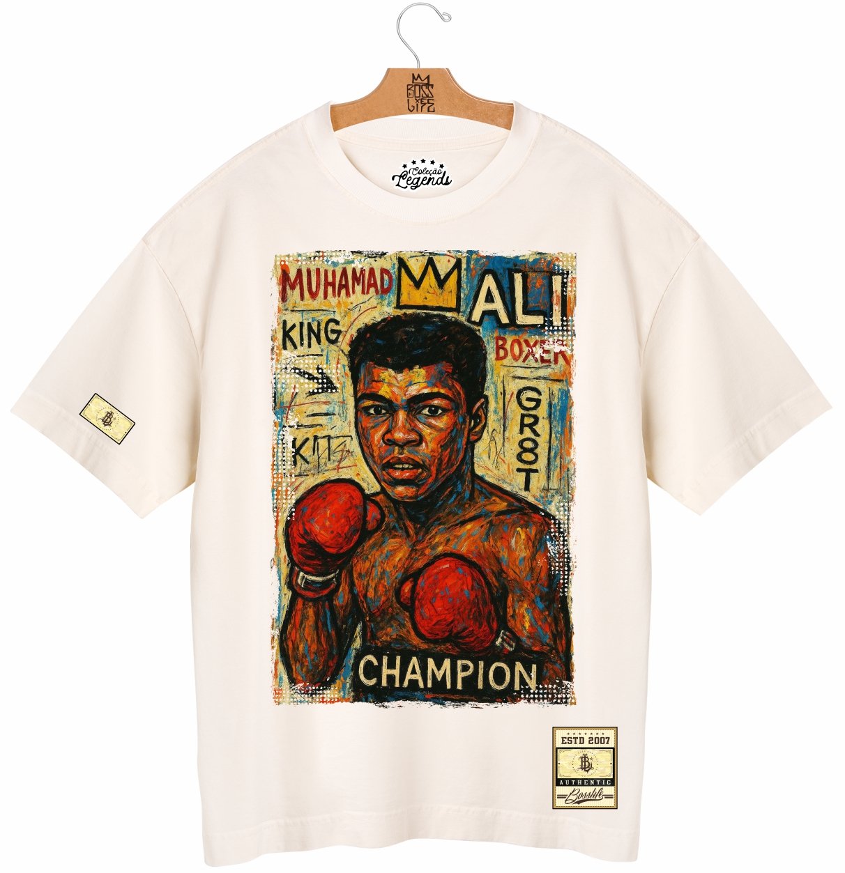 Camiseta Oversized Legends The Greatest