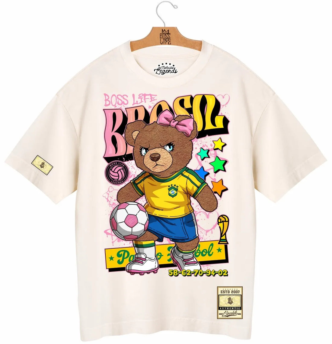 Camiseta Oversized Legends Girl Player