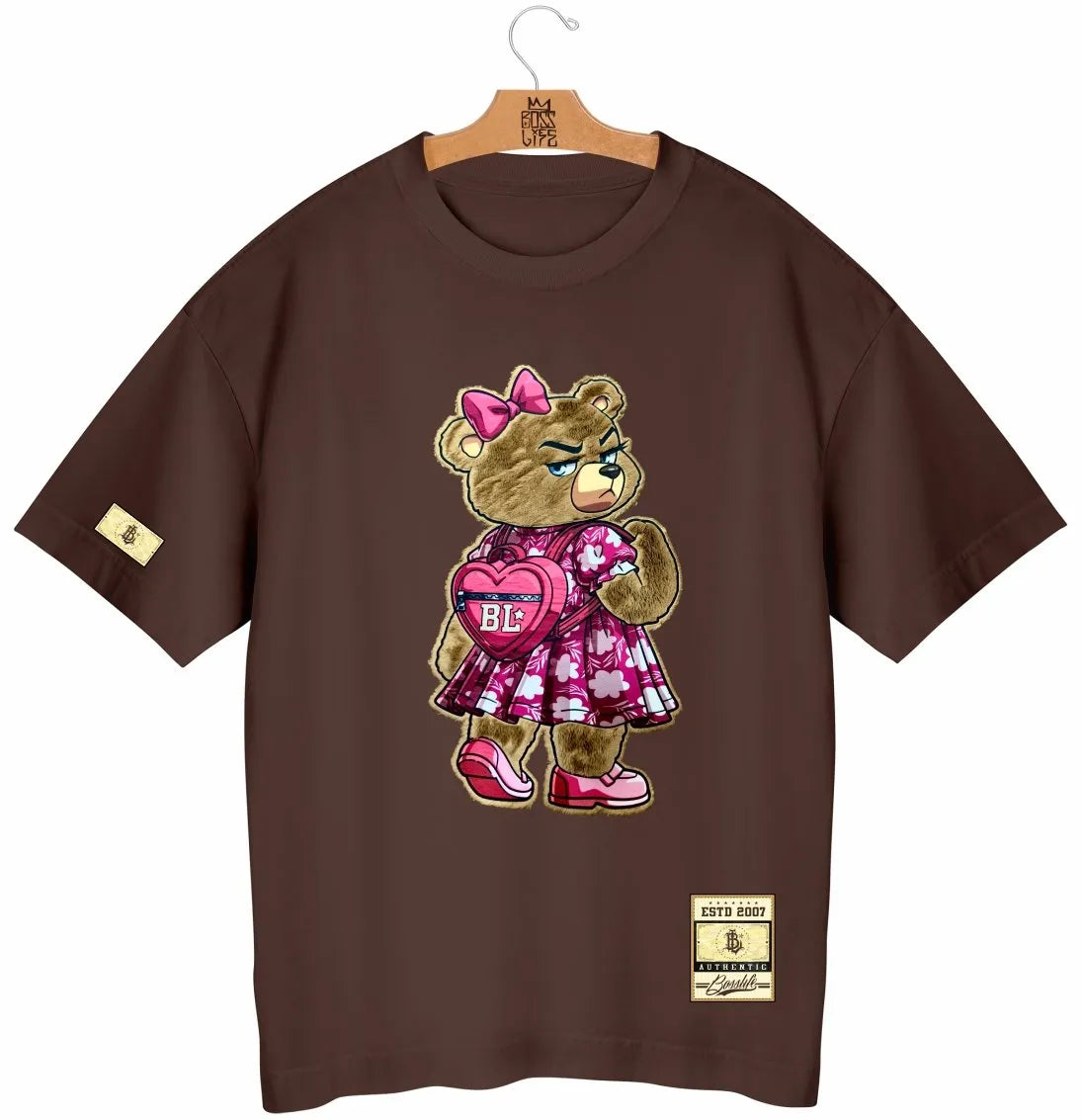 Camiseta Oversized BL Touch Lady Boss