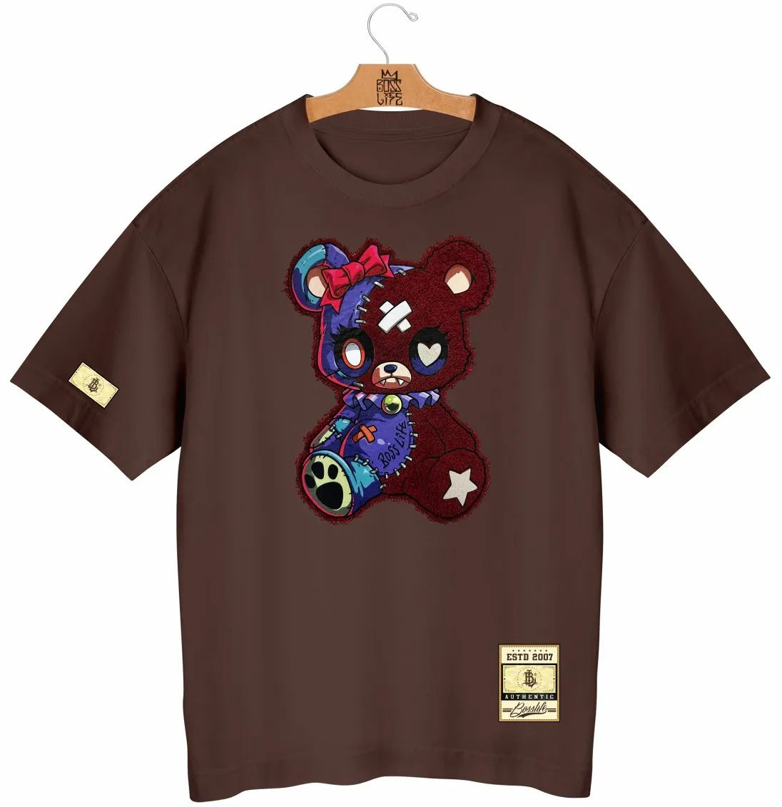 Camiseta Oversized BL Touch Red Bear