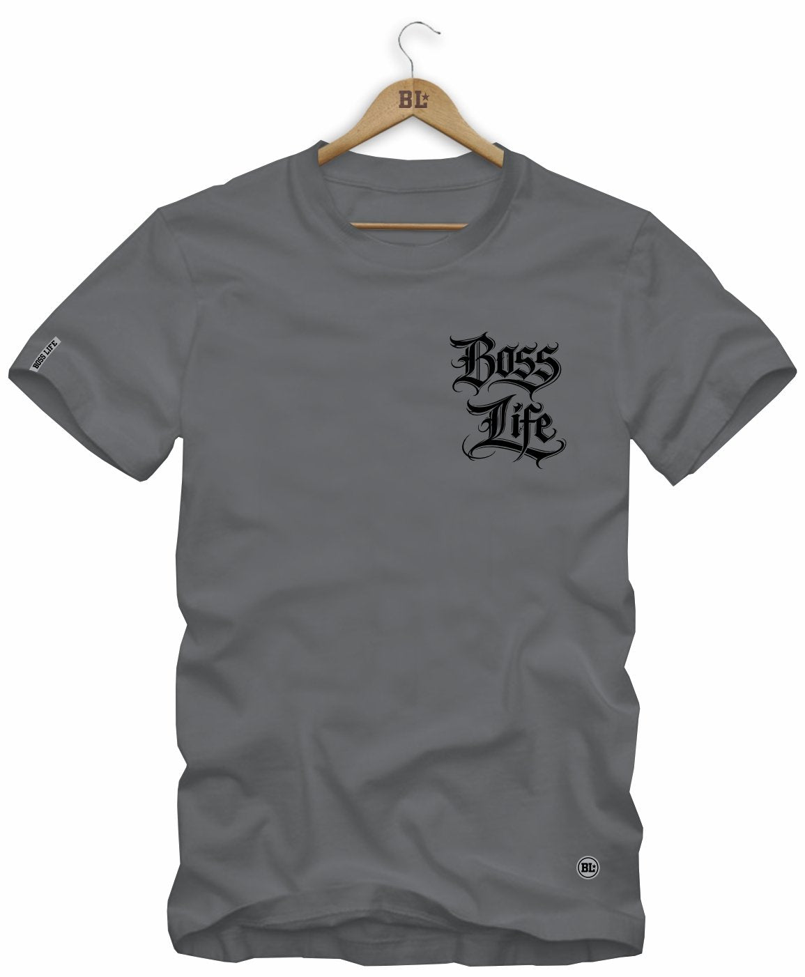 Camiseta Boss Life Signature Core 2 Frente e Costas