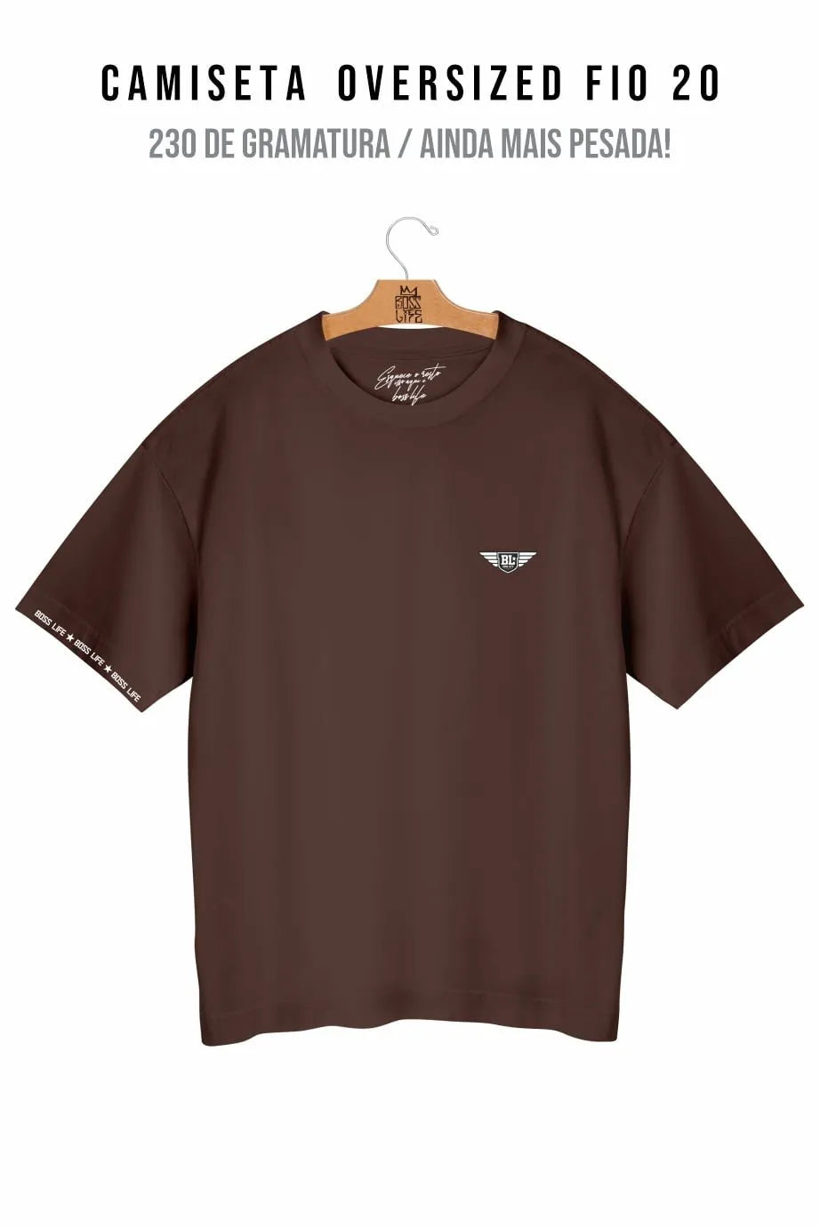 Camiseta Oversized Brasão Bl Wings 2