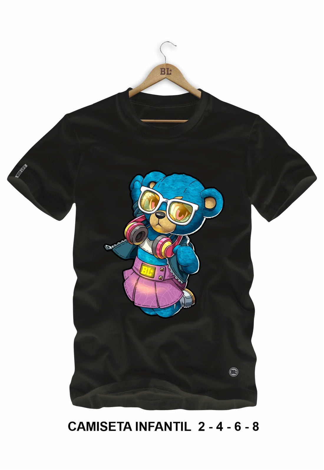 Camiseta Infantil Blue Bear