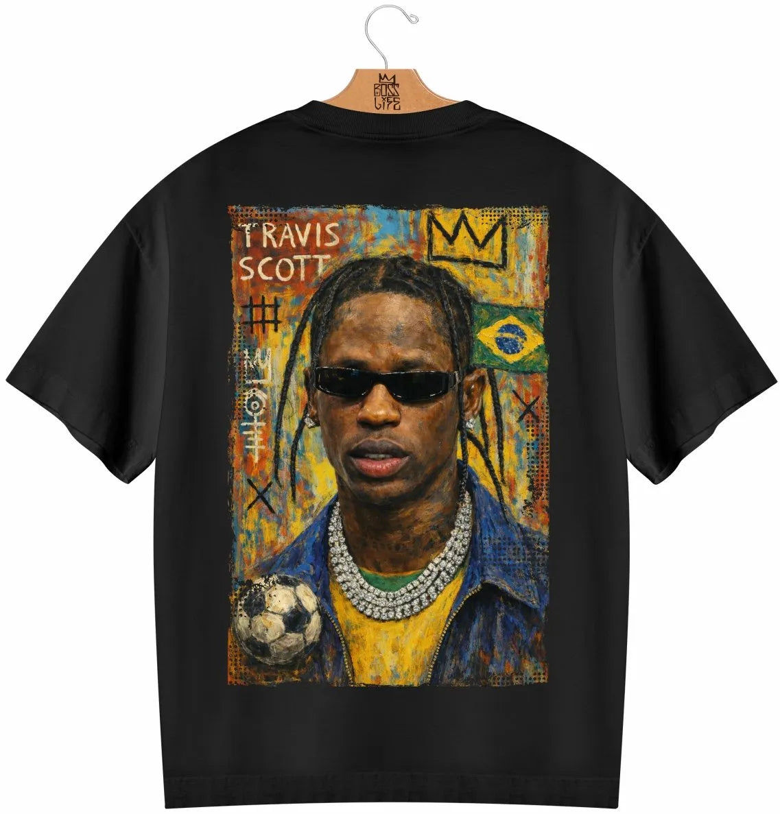 Camiseta Oversized Legends Astro Frente e Costas