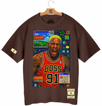 Camiseta Oversized Legends The Worm