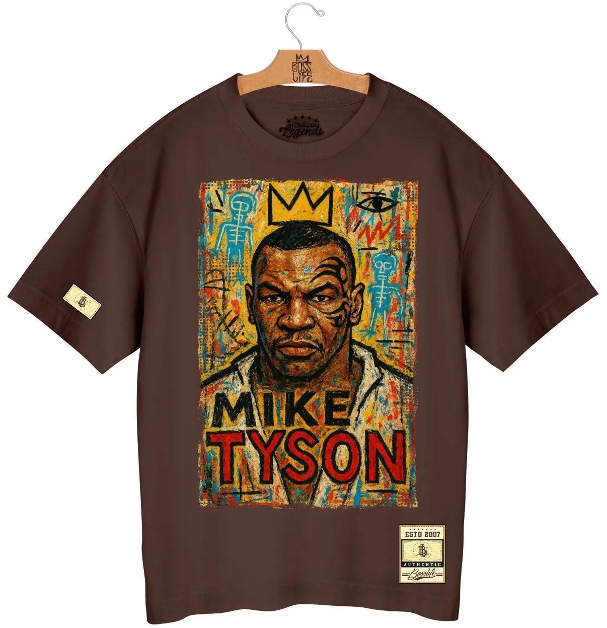 Camiseta Oversized Legends Iron Mike