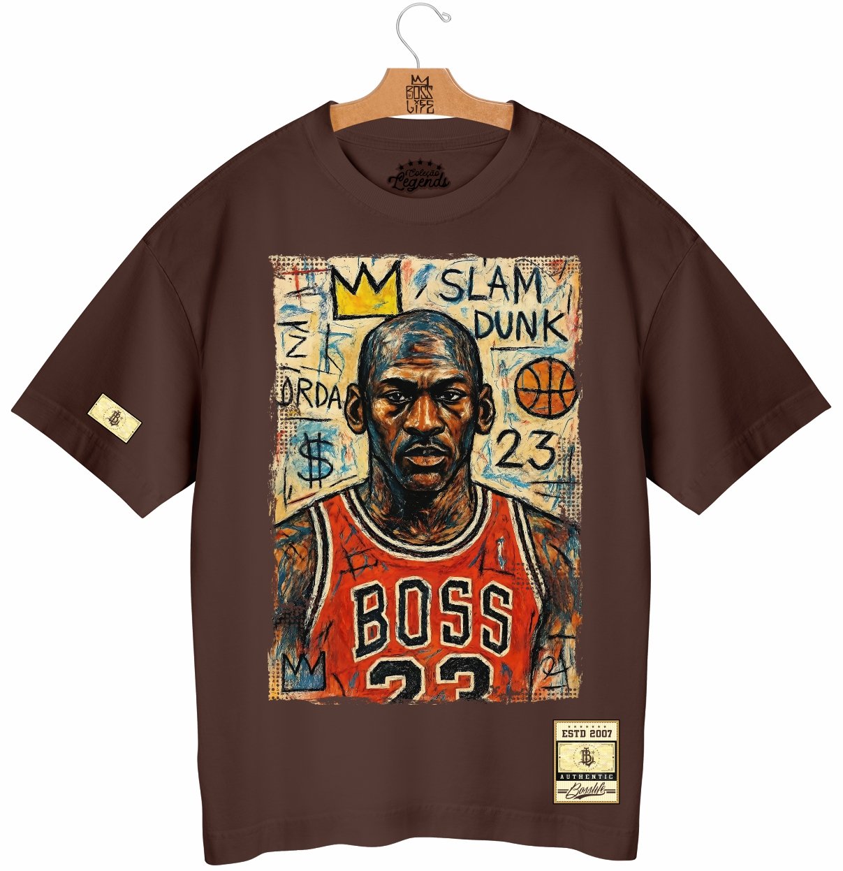 Camiseta Oversized Legends Number 23