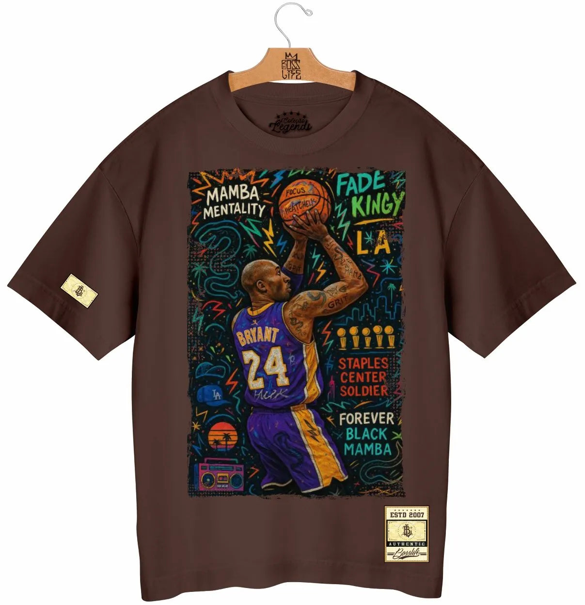 Camiseta Oversized Legends Black Mamba