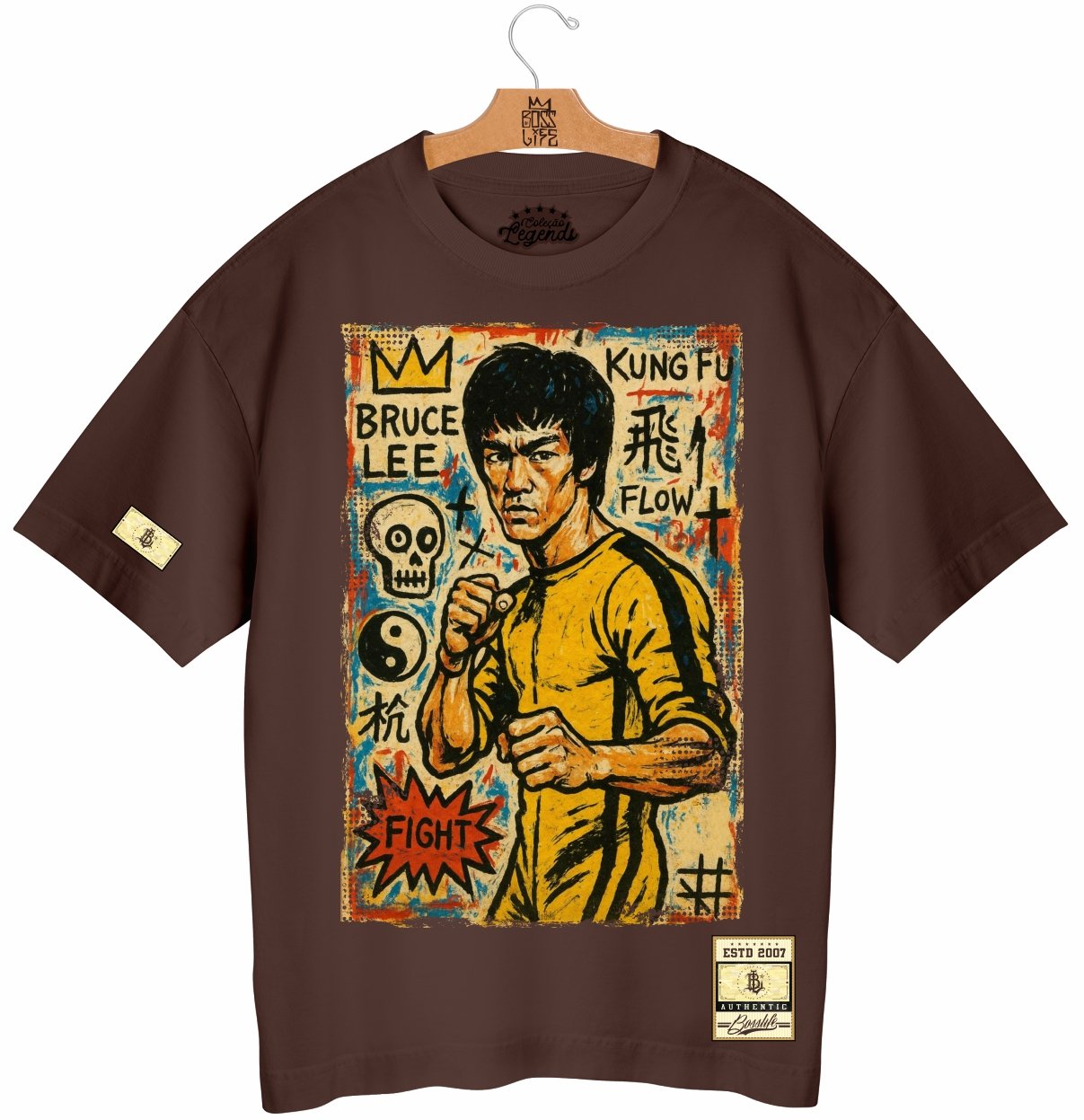 Camiseta Oversized Legends The Dragon