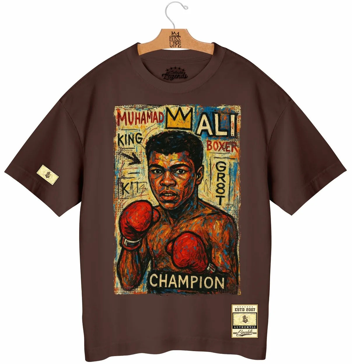Camiseta Oversized Legends The Greatest