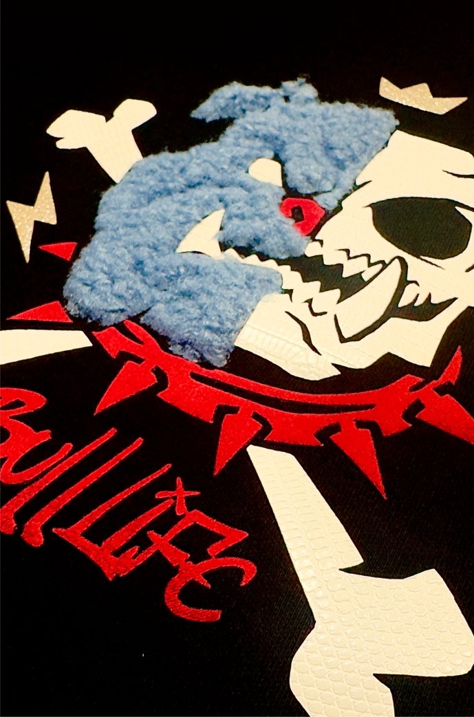 Camiseta Oversized BL Touch Face Skull