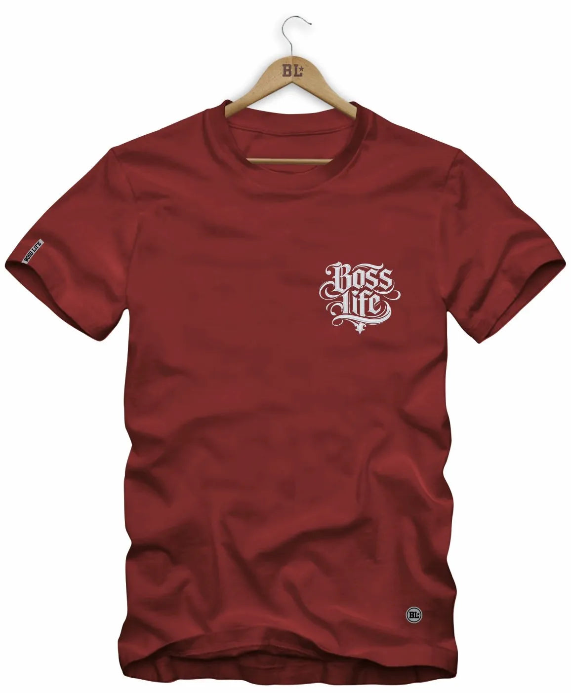 Camiseta Boss Life Signature Bold 3 Frente e Costas