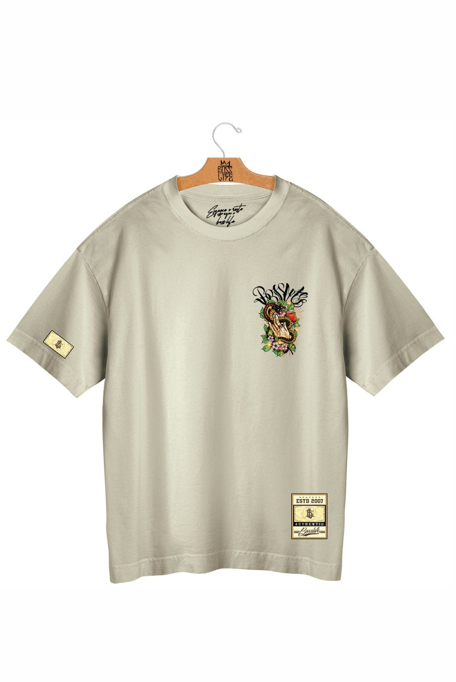 Camiseta Oversized The Fall Frente e Costas