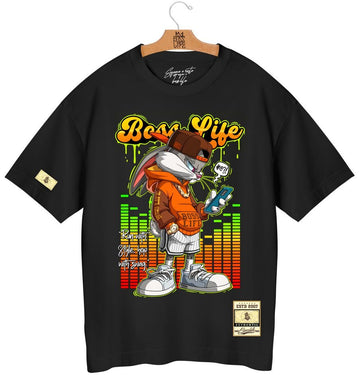 Camiseta Oversized Boss Life Bunny 2