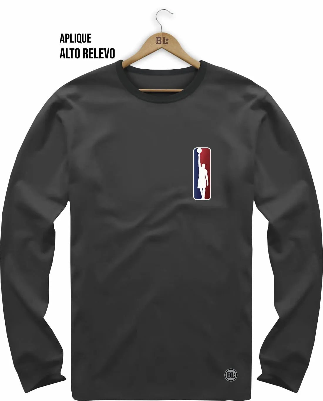 Camiseta Manga Longa Basket 17