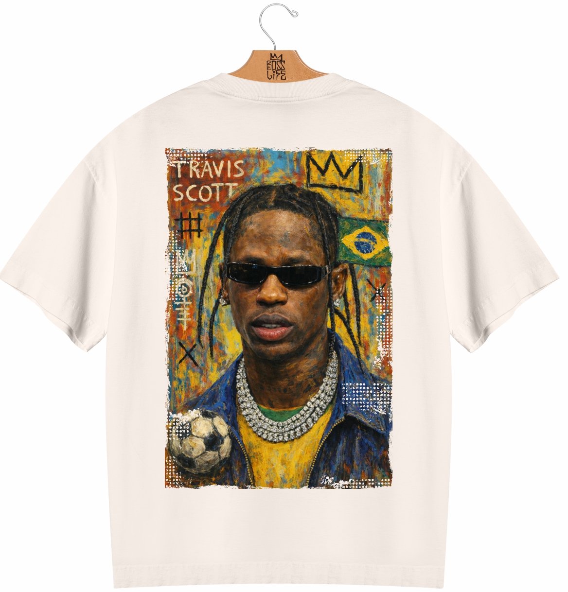 Camiseta Oversized Legends Astro Frente e Costas