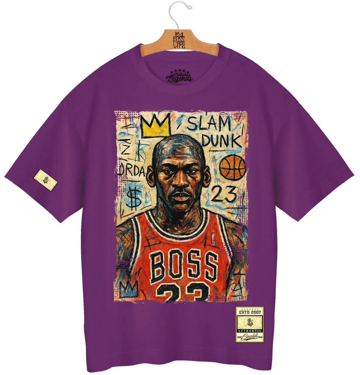 Camiseta Oversized Legends Number 23