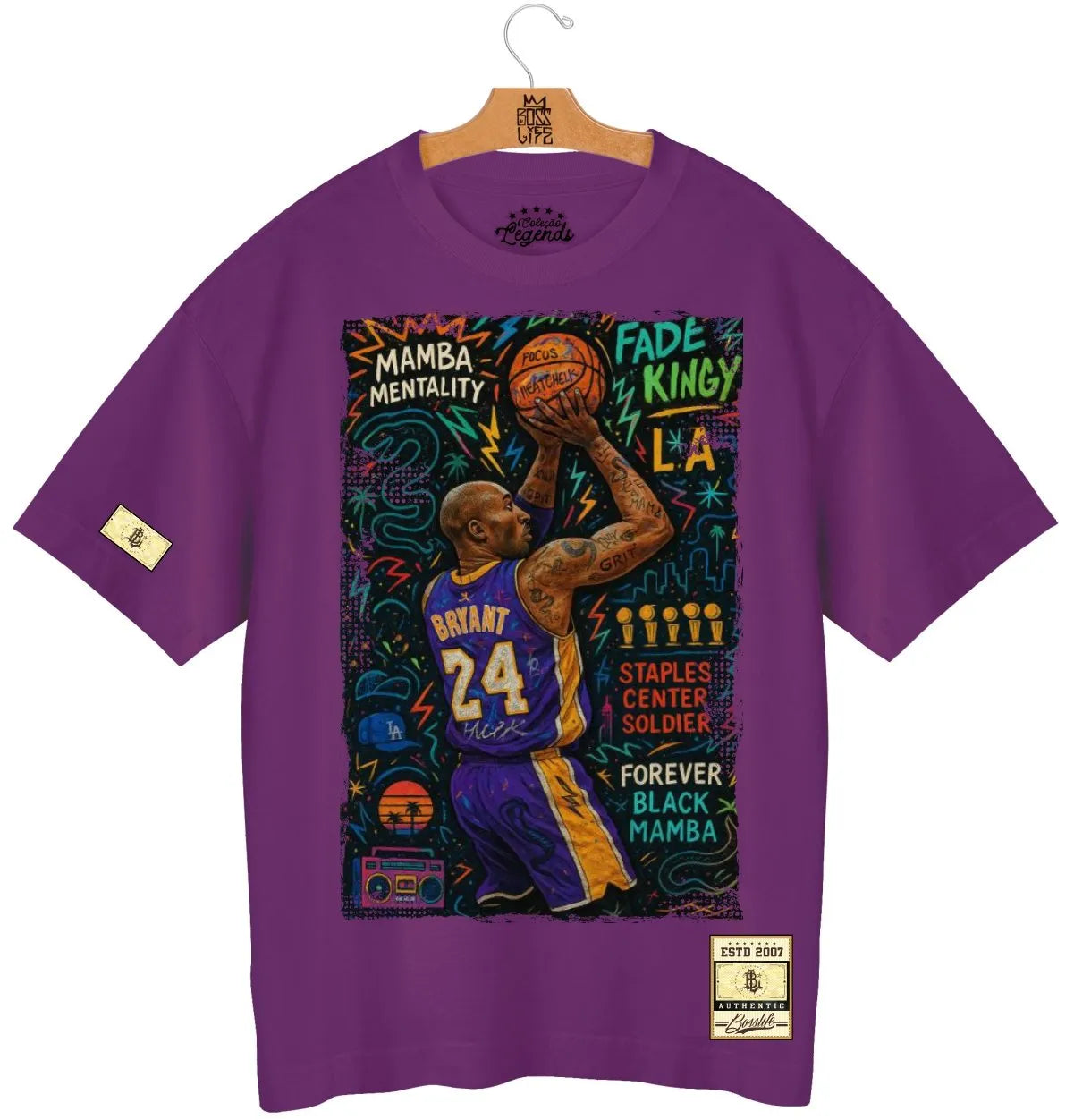 Camiseta Oversized Legends Black Mamba