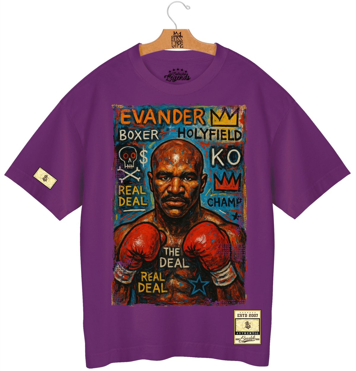 Camiseta Oversized Legends The Real Deal