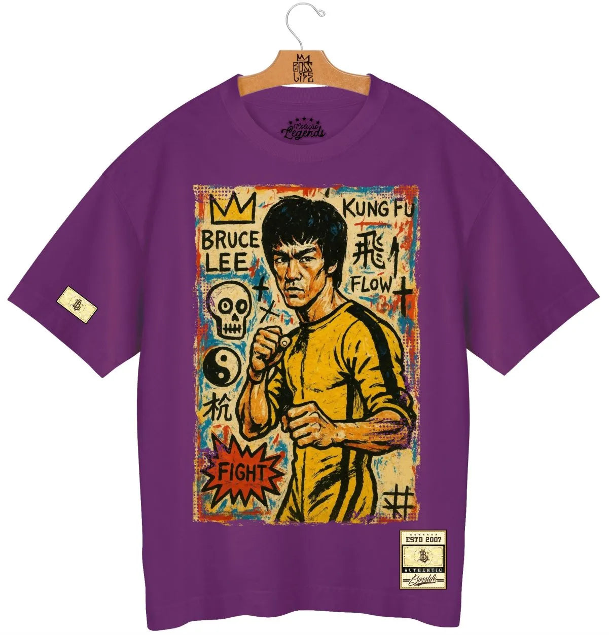 Camiseta Oversized Legends The Dragon