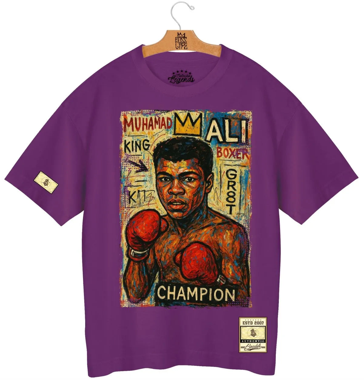 Camiseta Oversized Legends The Greatest