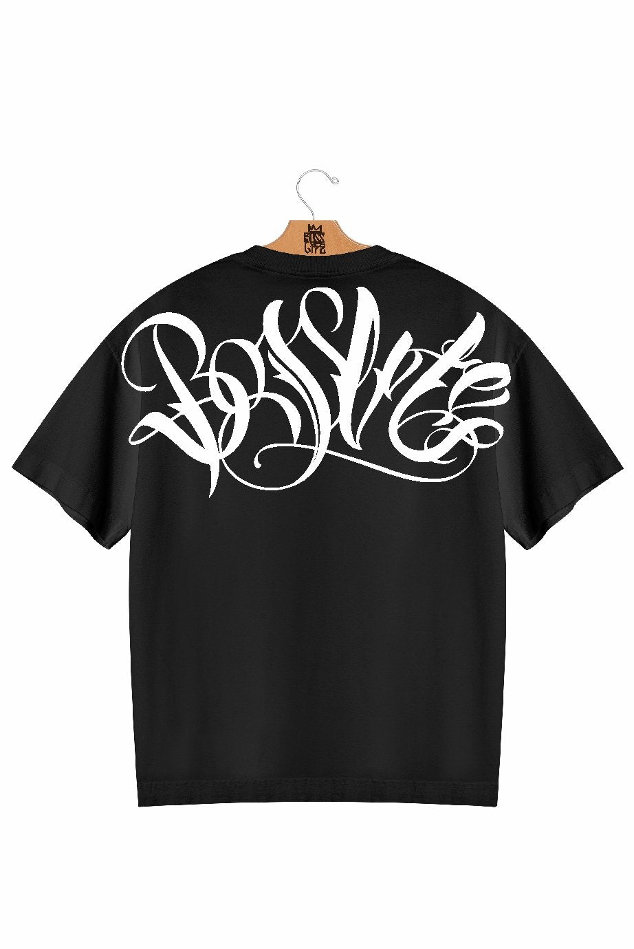 Camiseta Oversized Boss Signature Frente e Costas