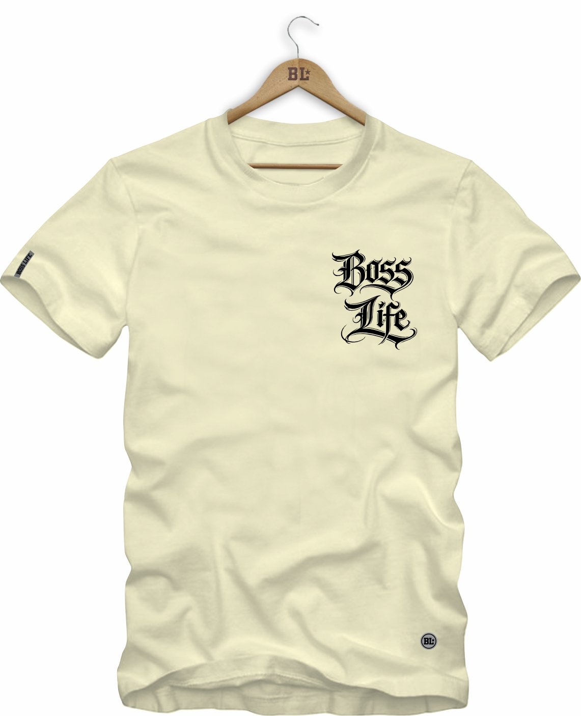 Camiseta Boss Life Signature Core 2 Frente e Costas