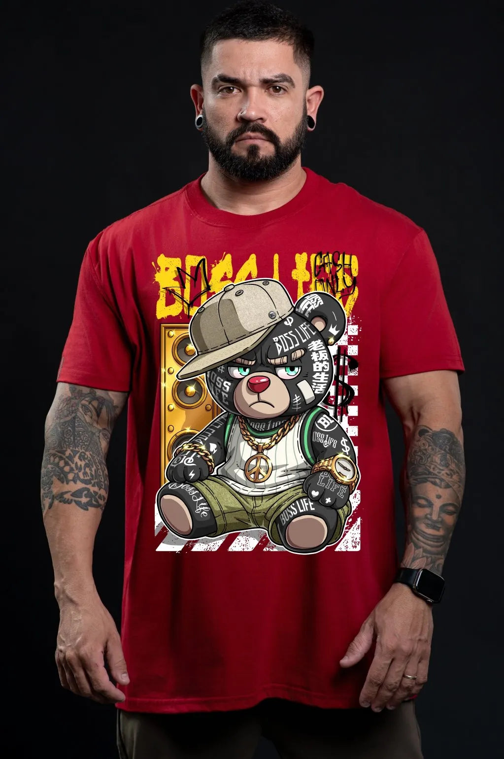 Camiseta Boss Life Rap Bear