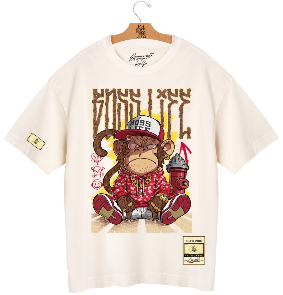 Camiseta Oversized Boss Life Style Kong 2
