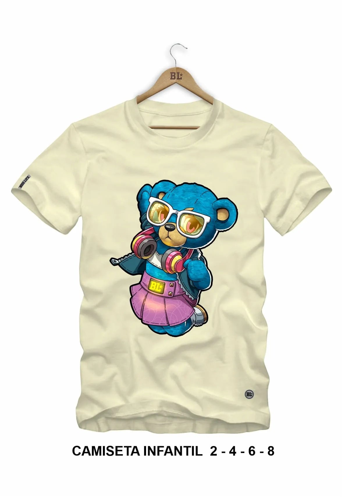Camiseta Infantil Blue Bear