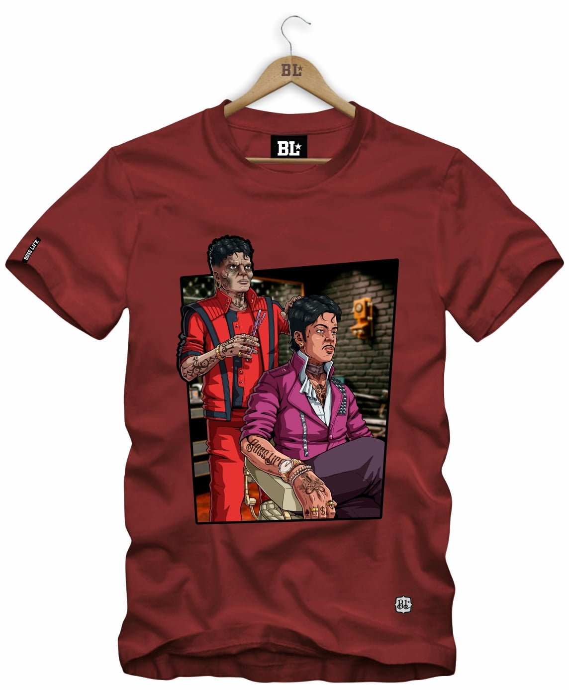 Camiseta Michael e Prince