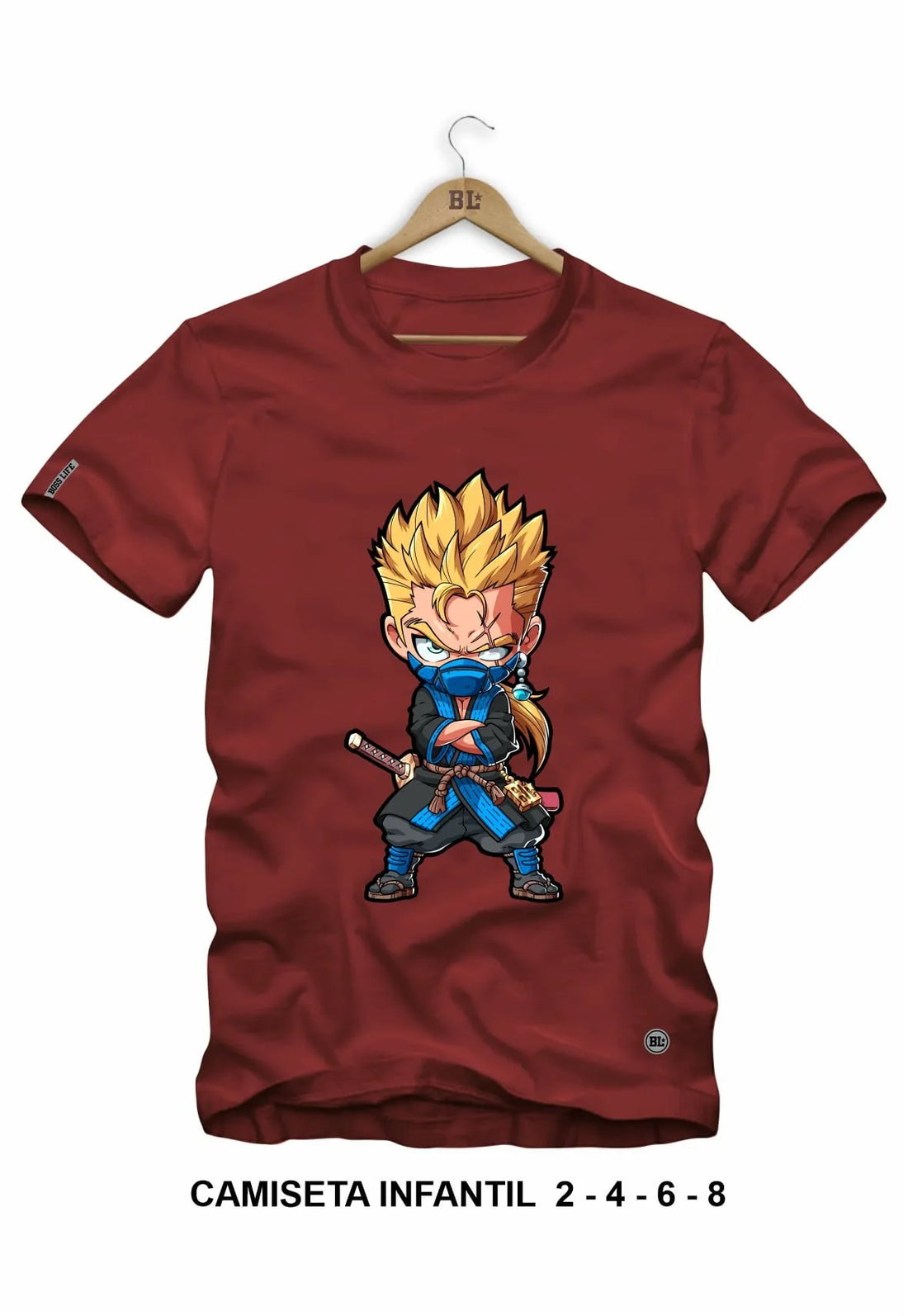 Camiseta Infantil Blue Ninja 