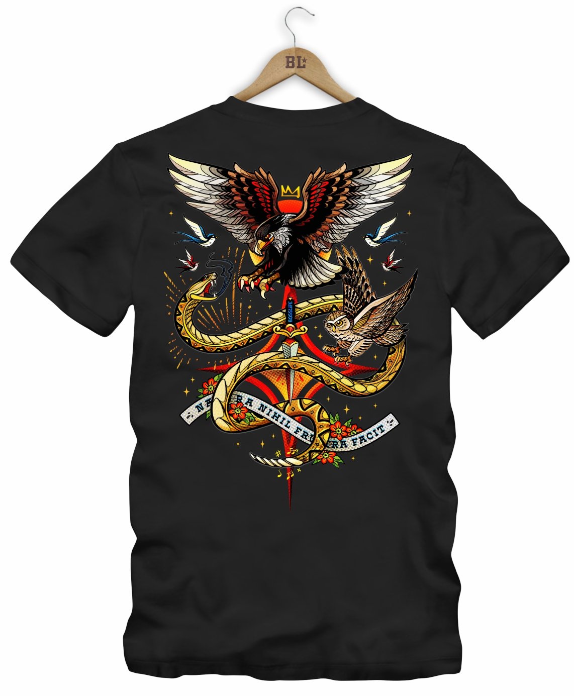 Camiseta Águia Frente e Costas