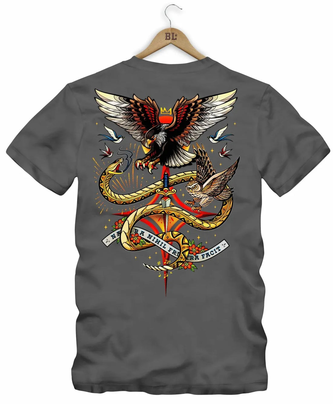 Camiseta Águia Frente e Costas