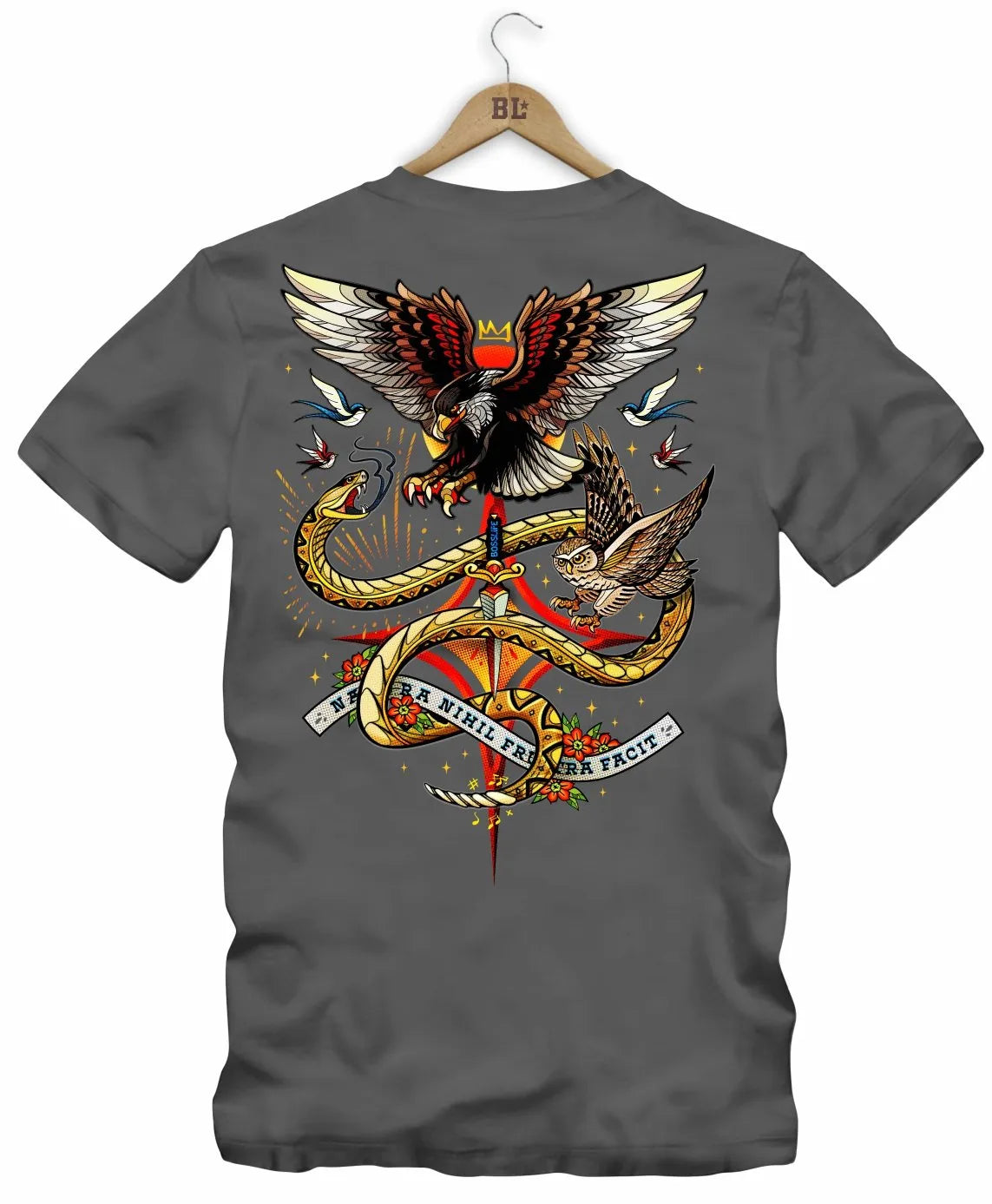 Camiseta Águia Frente e Costas