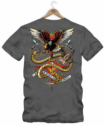 Camiseta Águia Frente e Costas